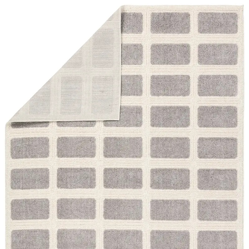 Casual Rugs & Solid Rugs Composure CMP03 Ivory - Beige & Lt. Grey - Grey Machine Made Rug