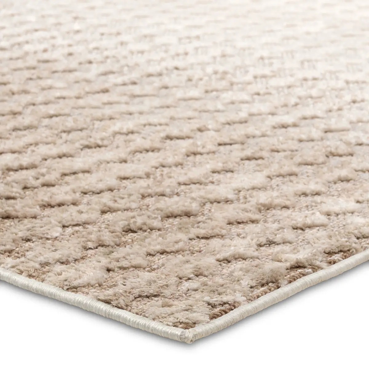Casual Rugs & Solid Rugs Composure CMP06 Ivory - Beige & Lt. Brown - Chocolate Machine Made Rug