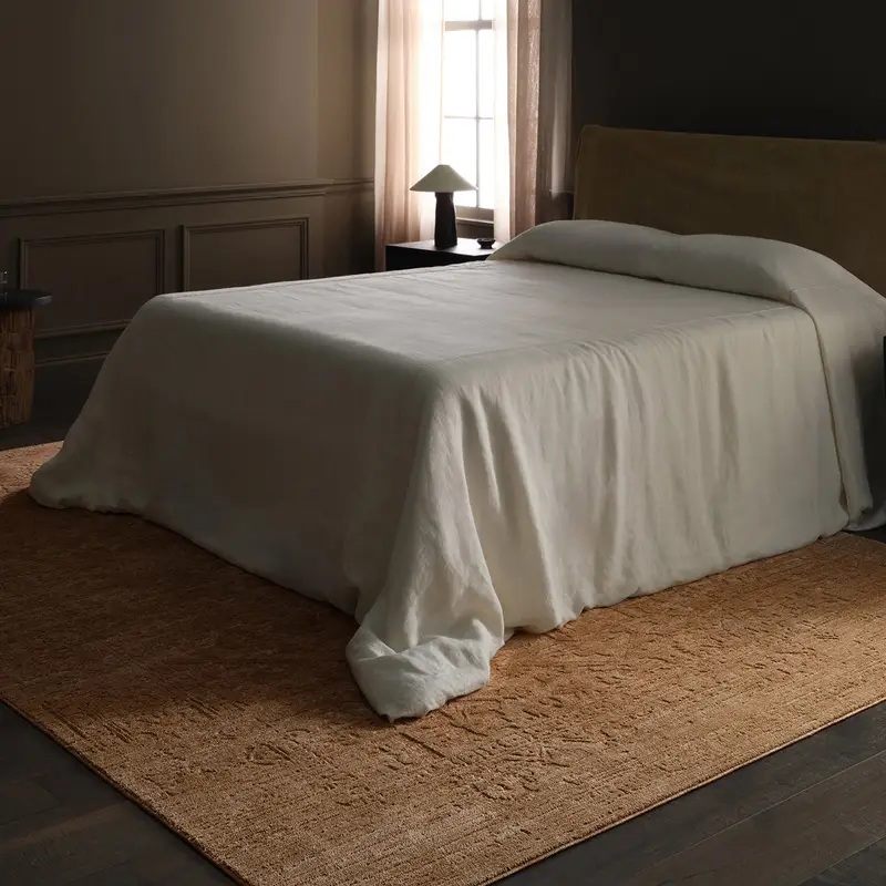 Casual Rugs & Solid Rugs Serenita SRE03 Camel - Taupe Machine Made Rug