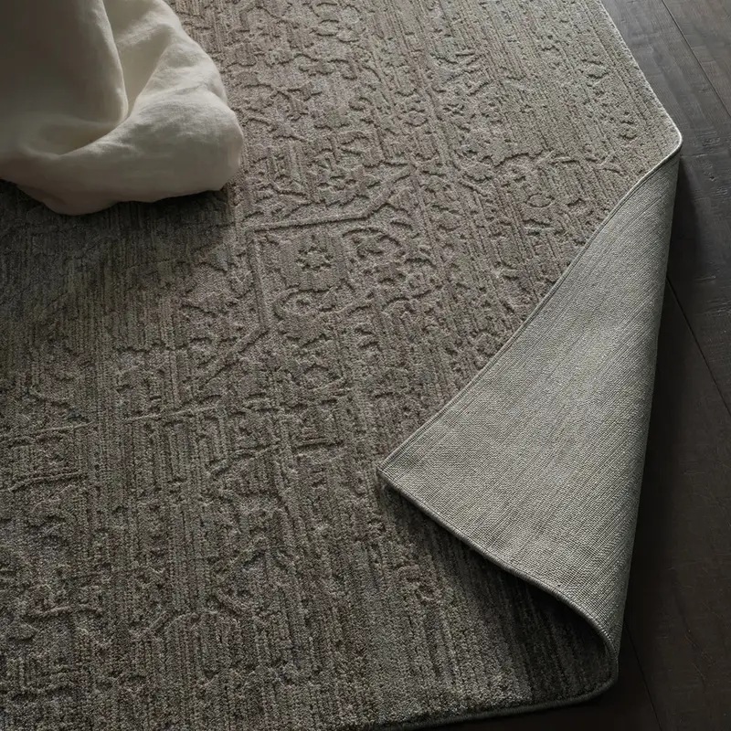 Casual Rugs & Solid Rugs Serenita SRE02 Ivory - Beige Machine Made Rug