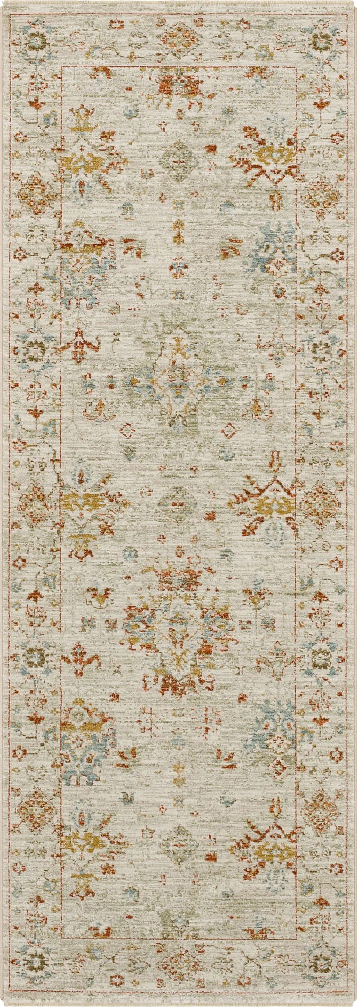Oushak Rugs Adalia Tunceli Cream RG851-741 Ivory - Beige Machine Made Rug