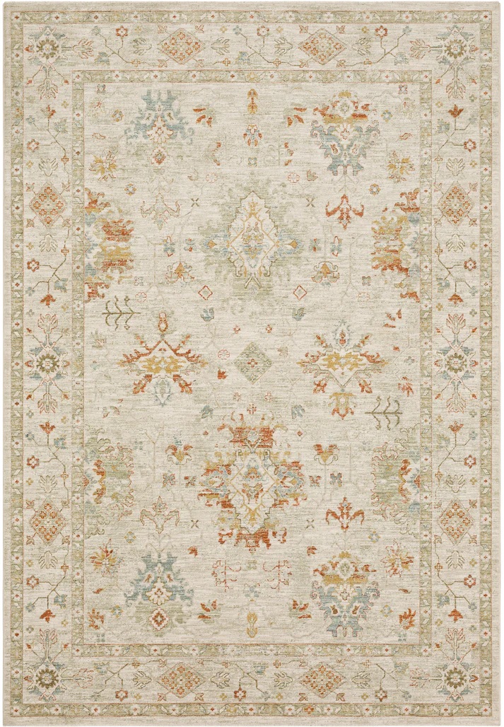 Oushak Rugs Adalia Tunceli Cream RG851-741 Ivory - Beige Machine Made Rug