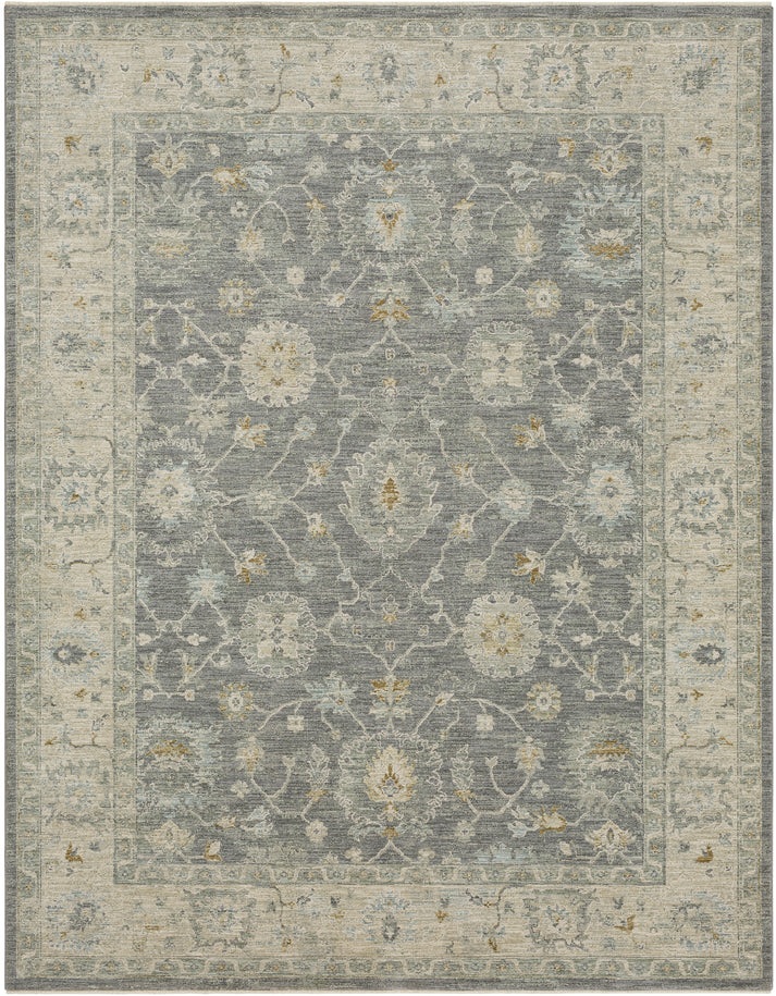 Oushak Rugs Adalia Dark Gray RG850-078 Lt. Grey - Grey Machine Made Rug