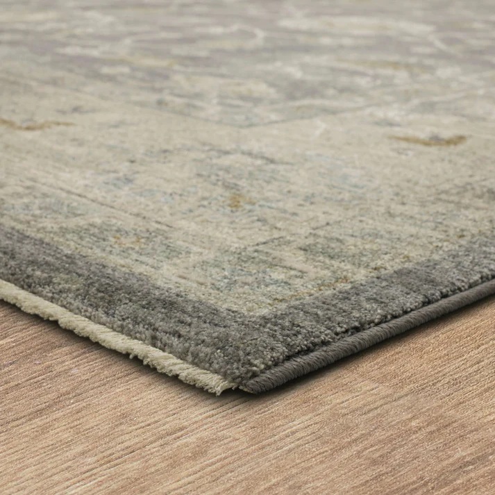 Oushak Rugs Adalia Dark Gray RG850-078 Lt. Grey - Grey Machine Made Rug
