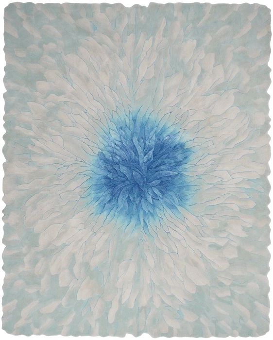 Contemporary Rugs & Transitional Rugs Prismatic PRS39 Lt. Blue - Blue Hand Tufted Rug
