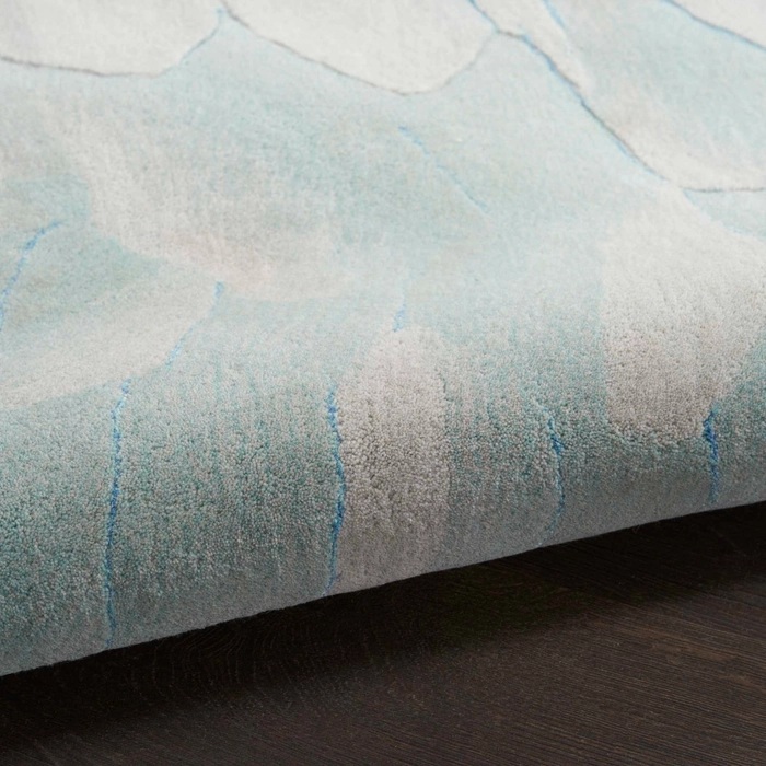 Contemporary Rugs & Transitional Rugs Prismatic PRS39 Lt. Blue - Blue Hand Tufted Rug