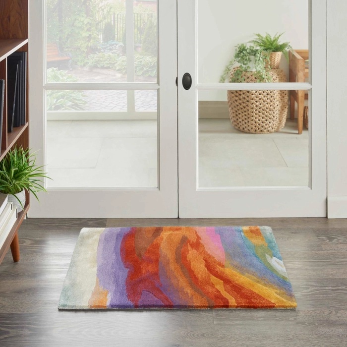 Contemporary Rugs & Transitional Rugs Prismatic PRS25 Multi Hand Tufted Rug