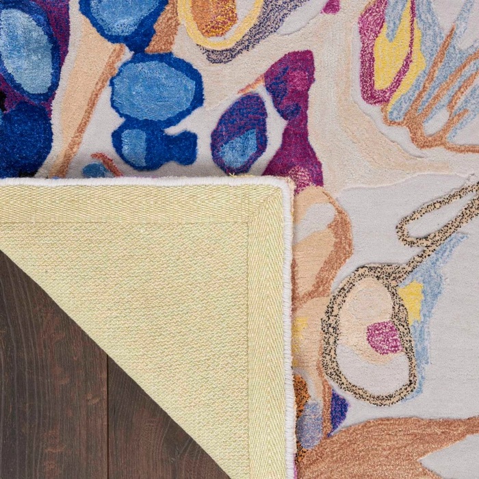 Contemporary Rugs & Transitional Rugs Prismatic PRS20 Ivory - Beige & Multi Hand Tufted Rug
