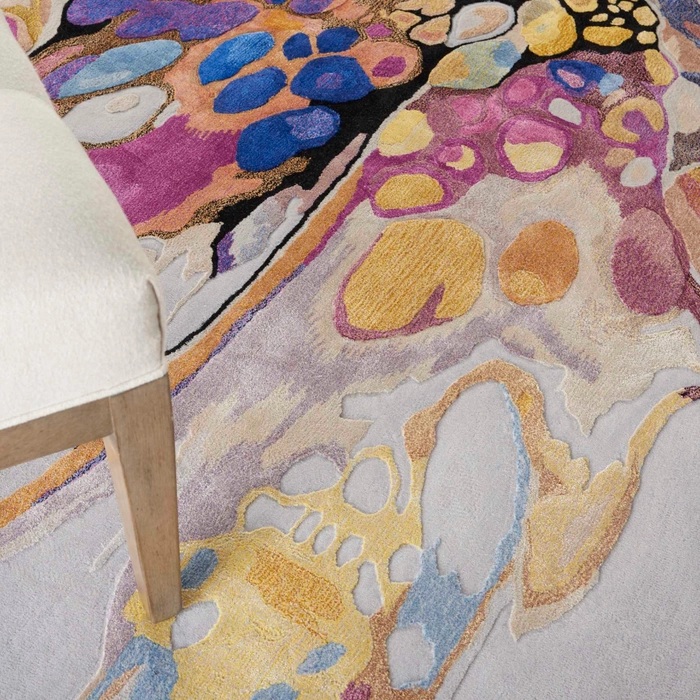 Contemporary Rugs & Transitional Rugs Prismatic PRS20 Ivory - Beige & Multi Hand Tufted Rug