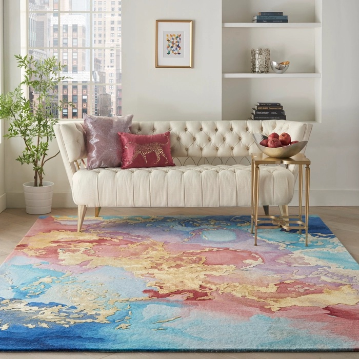Contemporary Rugs & Transitional Rugs Prismatic PRS18 Multi Hand Tufted Rug