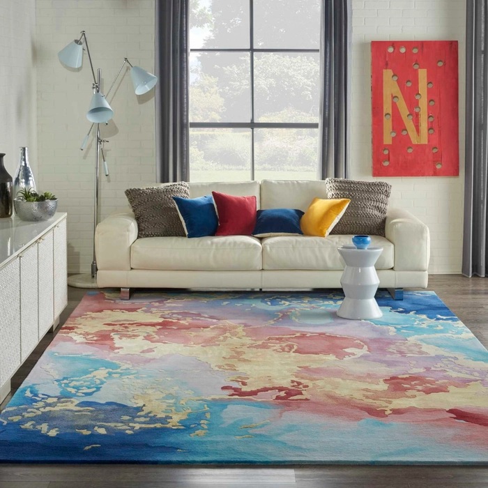Contemporary Rugs & Transitional Rugs Prismatic PRS18 Multi Hand Tufted Rug