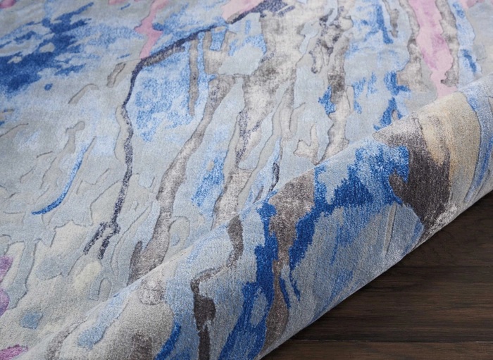 Contemporary Rugs & Transitional Rugs Prismatic PRS11 Lt. Grey - Grey & Multi Hand Tufted Rug