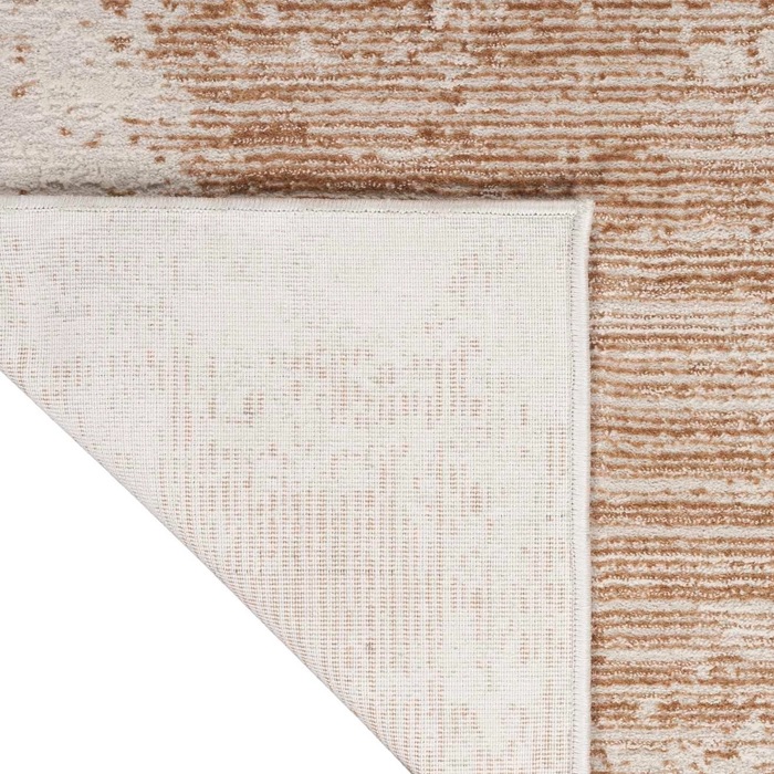 Contemporary Rugs & Transitional Rugs Irradiant Abstract Calvin Klein IRR03 Rose Gold Lt. Gold - Gold & Red - Burgundy Machine Made Rug