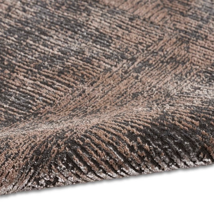 Contemporary Rugs & Transitional Rugs Irradiant Abstract Calvin Klein IRR01 Black Ivory Black - Charcoal & Ivory - Beige Machine Made Rug