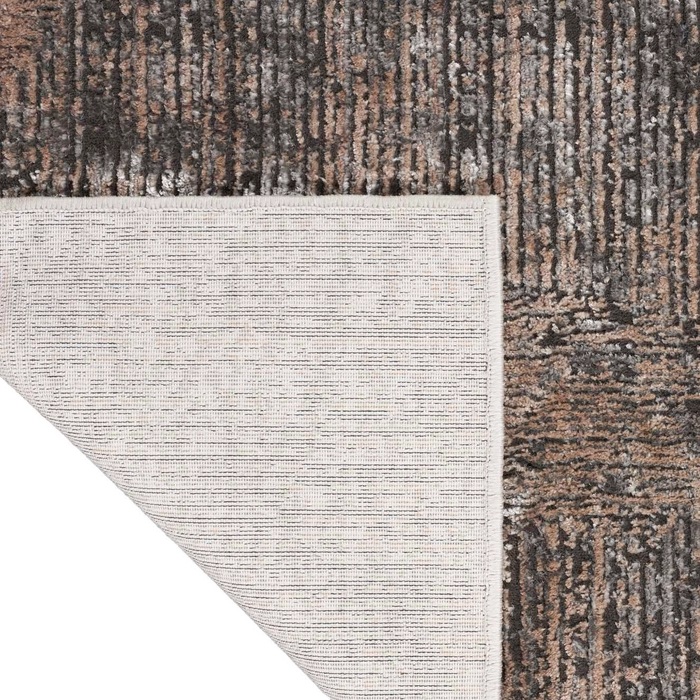 Contemporary Rugs & Transitional Rugs Irradiant Abstract Calvin Klein IRR01 Black Ivory Black - Charcoal & Ivory - Beige Machine Made Rug