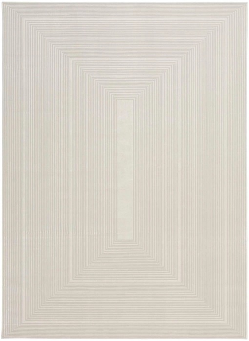 Casual Rugs & Solid Rugs Irradiant Abstract Calvin Klein IRR02 Ivory Ivory - Beige Machine Made Rug