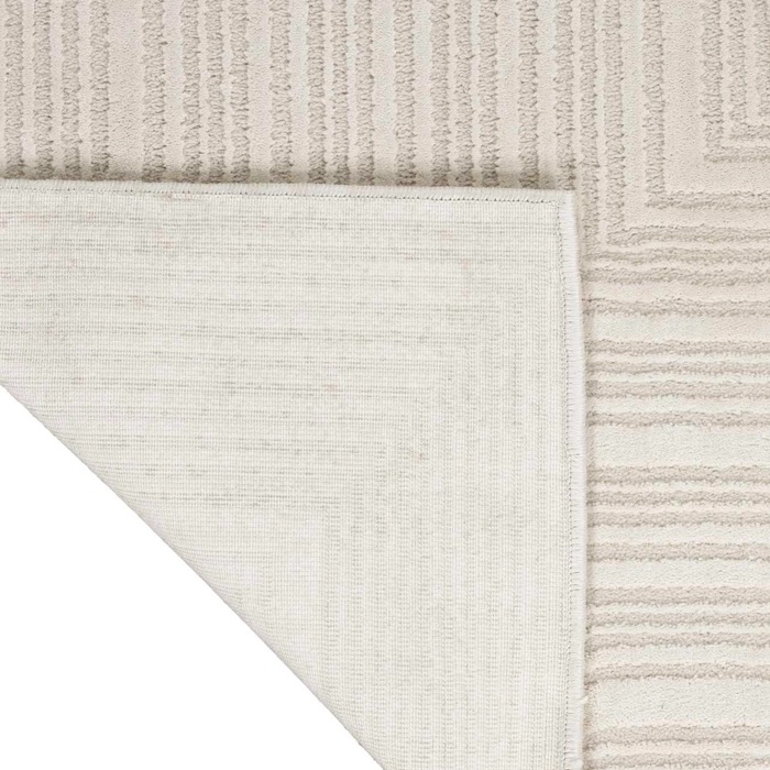 Casual Rugs & Solid Rugs Irradiant Abstract Calvin Klein IRR02 Ivory Ivory - Beige Machine Made Rug