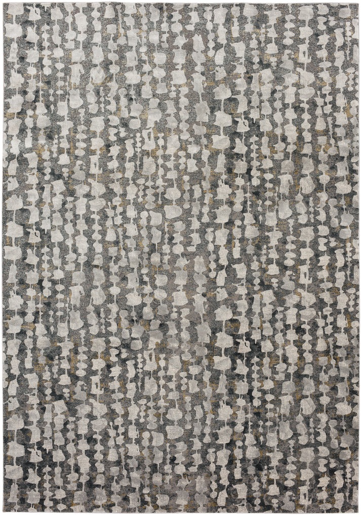 Contemporary Rugs & Transitional Rugs Tryst Collection Portfolio Granite Lt. Grey - Grey Machine Made Rug