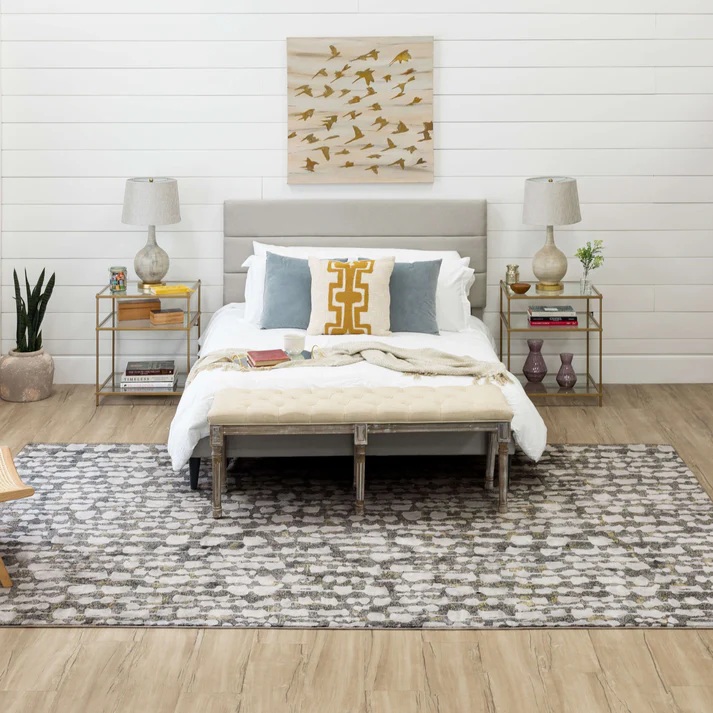 Contemporary Rugs & Transitional Rugs Tryst Collection Portfolio Granite Lt. Grey - Grey Machine Made Rug