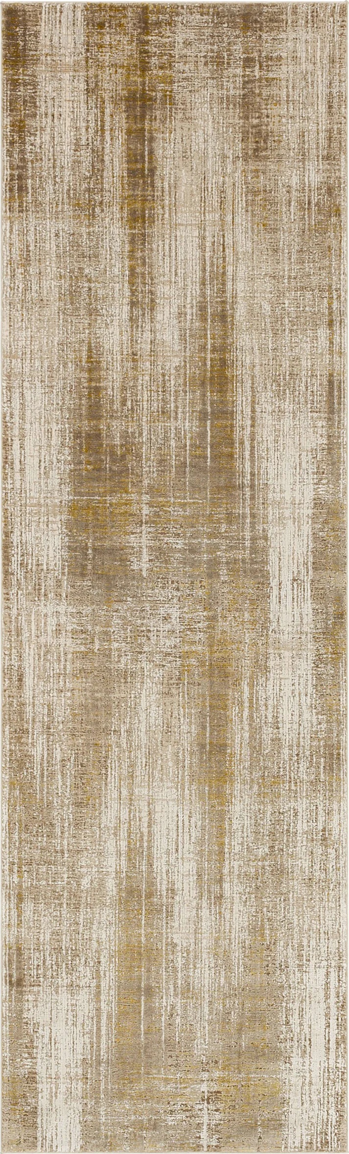 Contemporary Rugs & Transitional Rugs Tryst Collection Messina Cream Ivory - Beige & Lt. Brown - Chocolate Machine Made Rug
