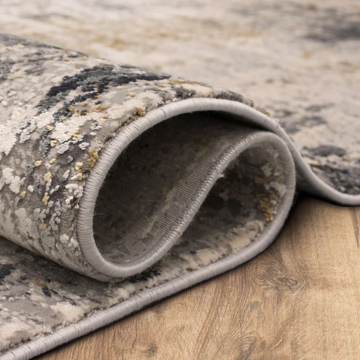Contemporary Rugs & Transitional Rugs Tryst Collection Marseille Grey Lt. Grey - Grey Machine Made Rug