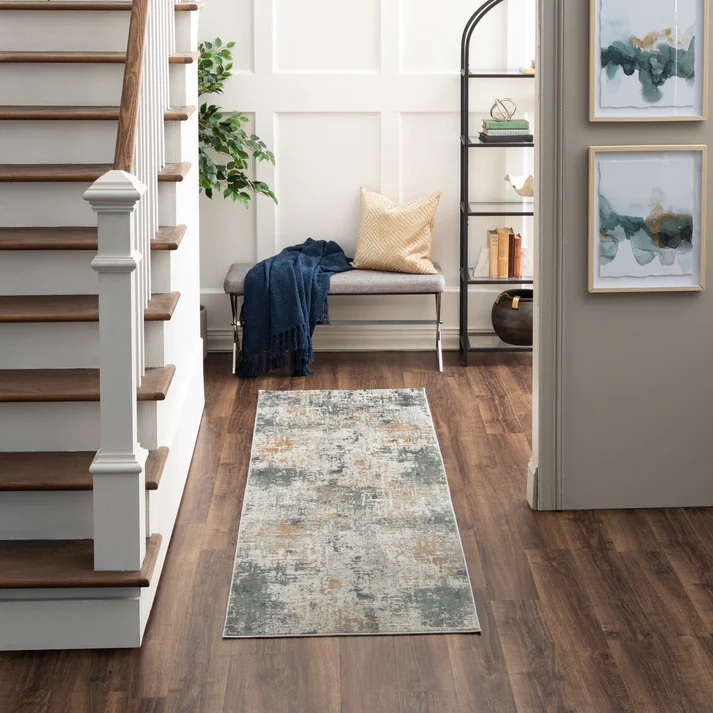 Contemporary Rugs & Transitional Rugs Tryst Collection Marseille Grey Lt. Grey - Grey Machine Made Rug