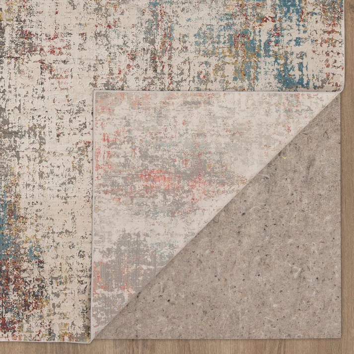 Contemporary Rugs & Transitional Rugs Tryst Collection Marseille Multi Ivory - Beige & Multi Machine Made Rug