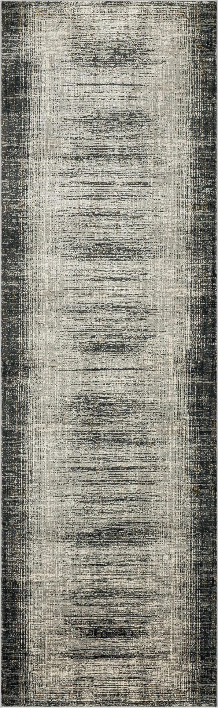Contemporary Rugs & Transitional Rugs Tryst Collection Turin Anthracite Ivory - Beige & Black - Charcoal Machine Made Rug