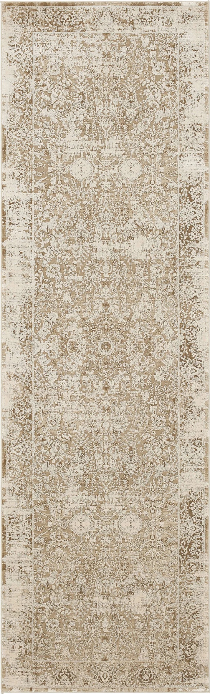 Contemporary Rugs & Transitional Rugs Tryst Collection Vincci Cream Ivory - Beige & Camel - Taupe Machine Made Rug