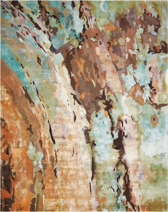 Contemporary Rugs & Transitional Rugs Prismatic PRS09 Camel - Taupe & Multi Hand Tufted Rug