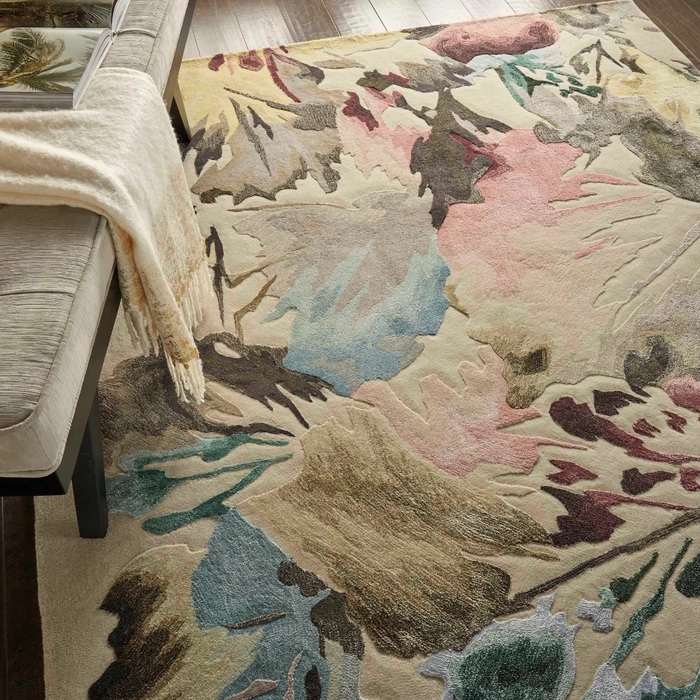 Contemporary Rugs & Transitional Rugs Prismatic PRS15 Ivory - Beige & Multi Hand Tufted Rug