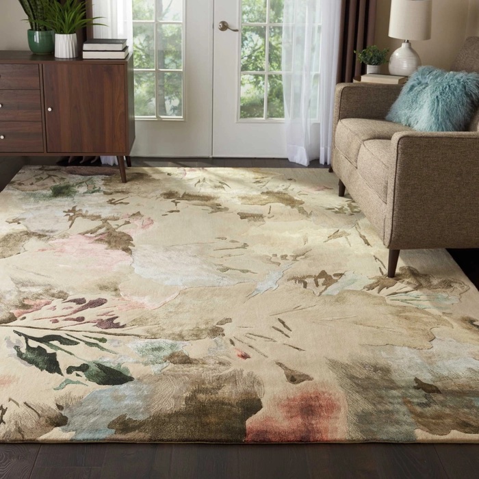 Contemporary Rugs & Transitional Rugs Prismatic PRS15 Ivory - Beige & Multi Hand Tufted Rug