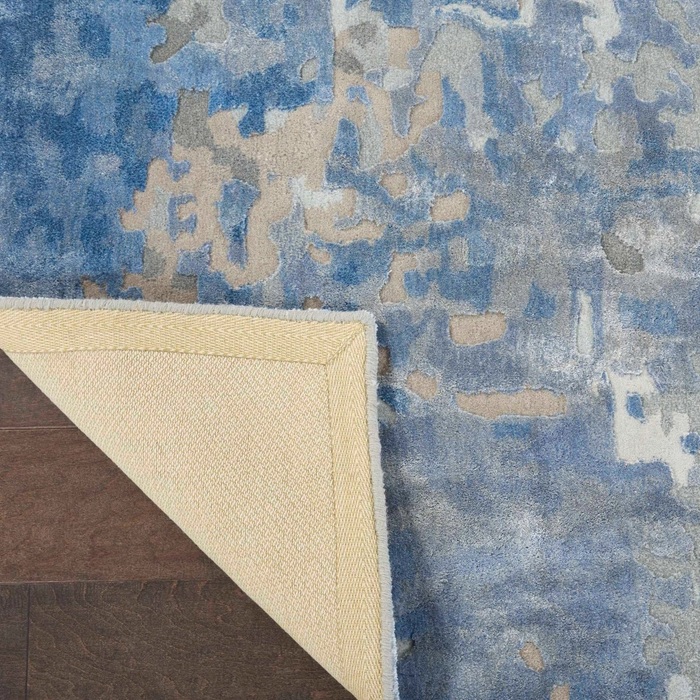Contemporary Rugs & Transitional Rugs Prismatic PRS17 Lt. Blue - Blue Hand Tufted Rug