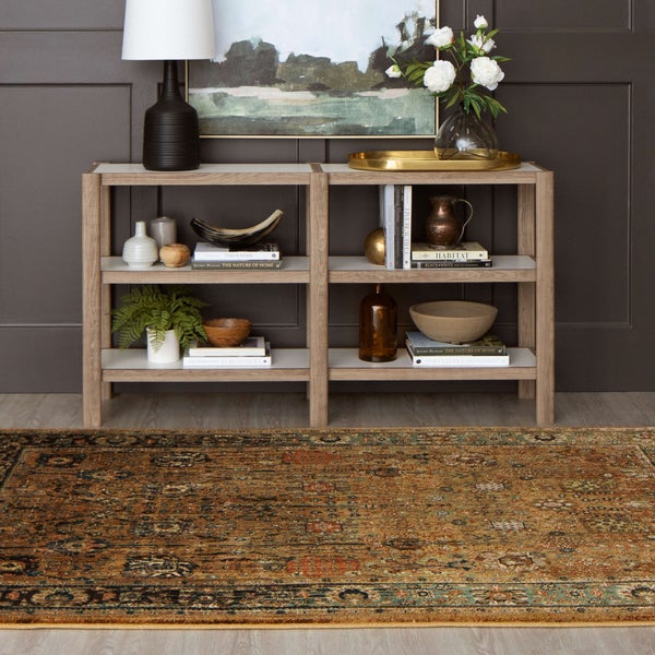 Traditional & Oriental Rugs Spice Market Myanmar Tobacco Rust - Orange Machine Made Rug