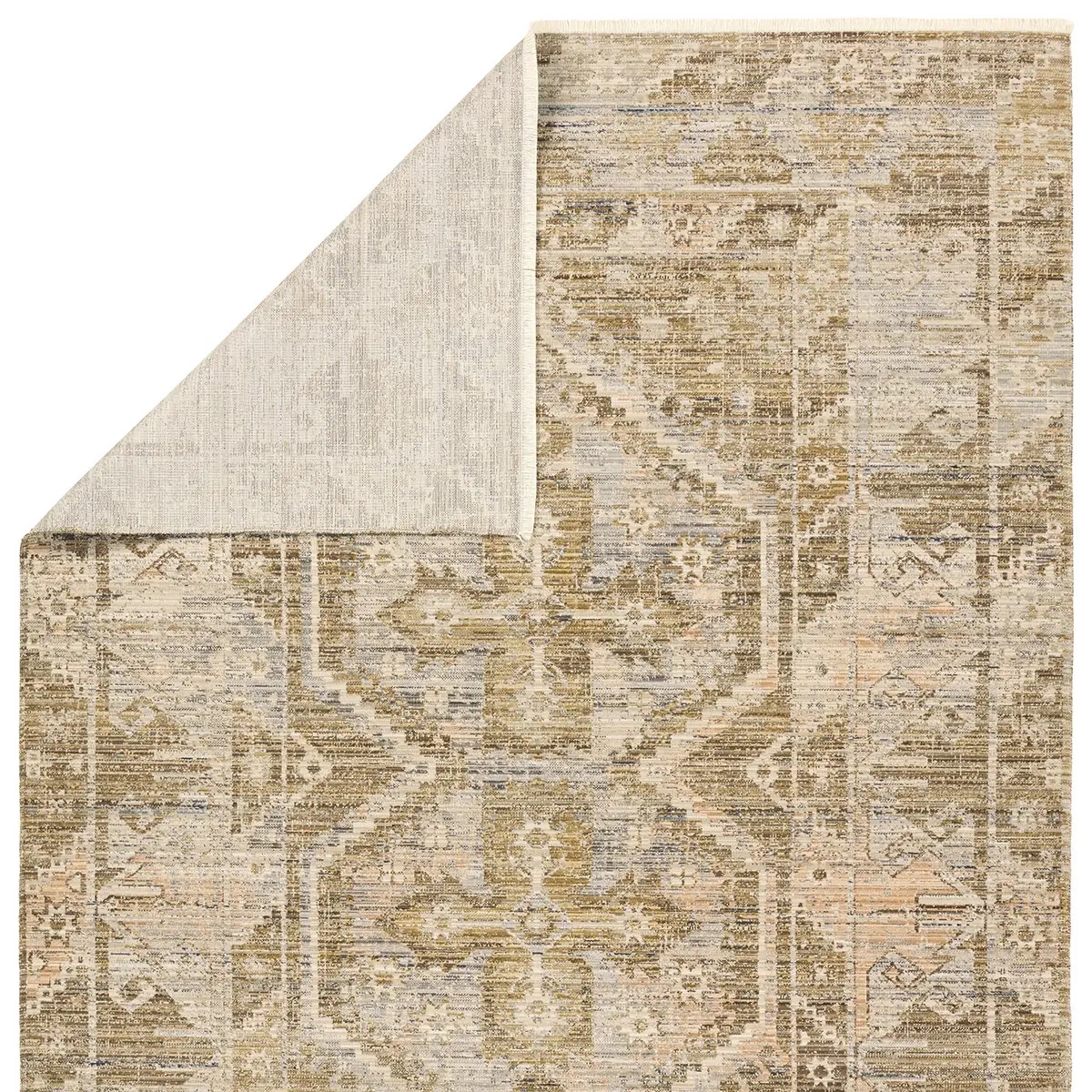 Outdoor Rugs Tejal TEJ01 Ivory - Beige Machine Made Rug