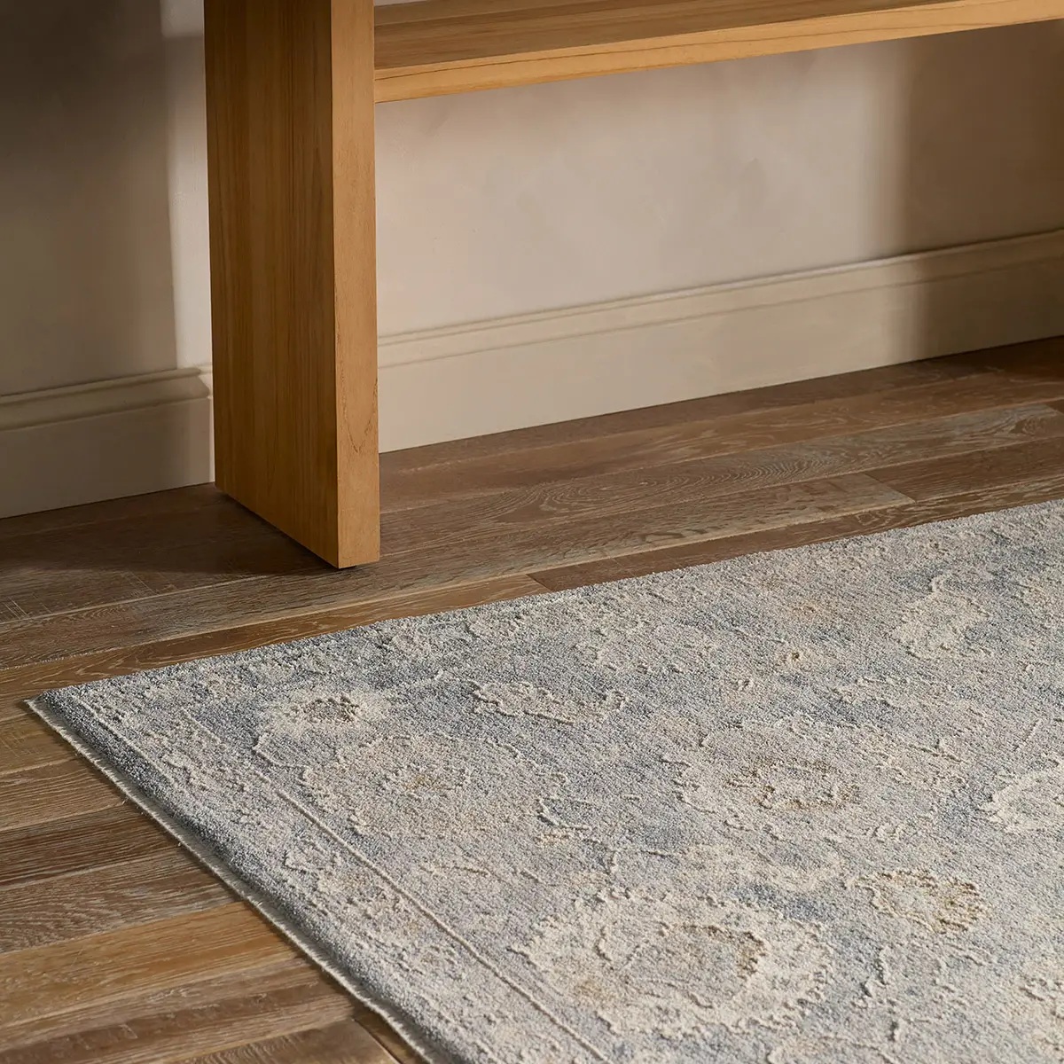 Oushak Rugs Vekhea VEK05 Lt. Grey - Grey Machine Made Rug