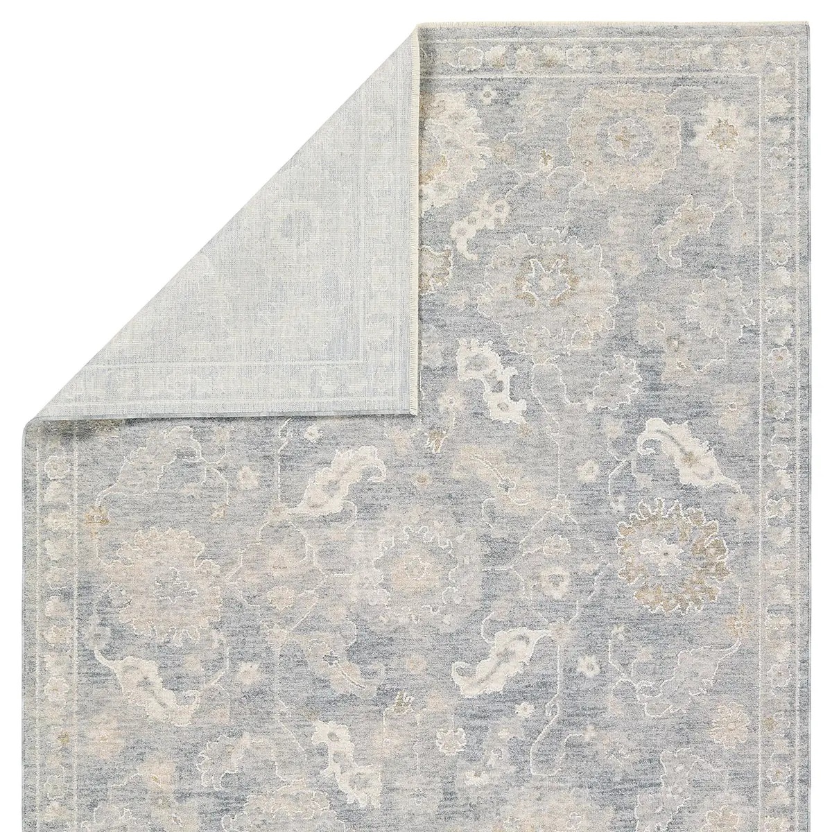Oushak Rugs Vekhea VEK05 Lt. Grey - Grey Machine Made Rug