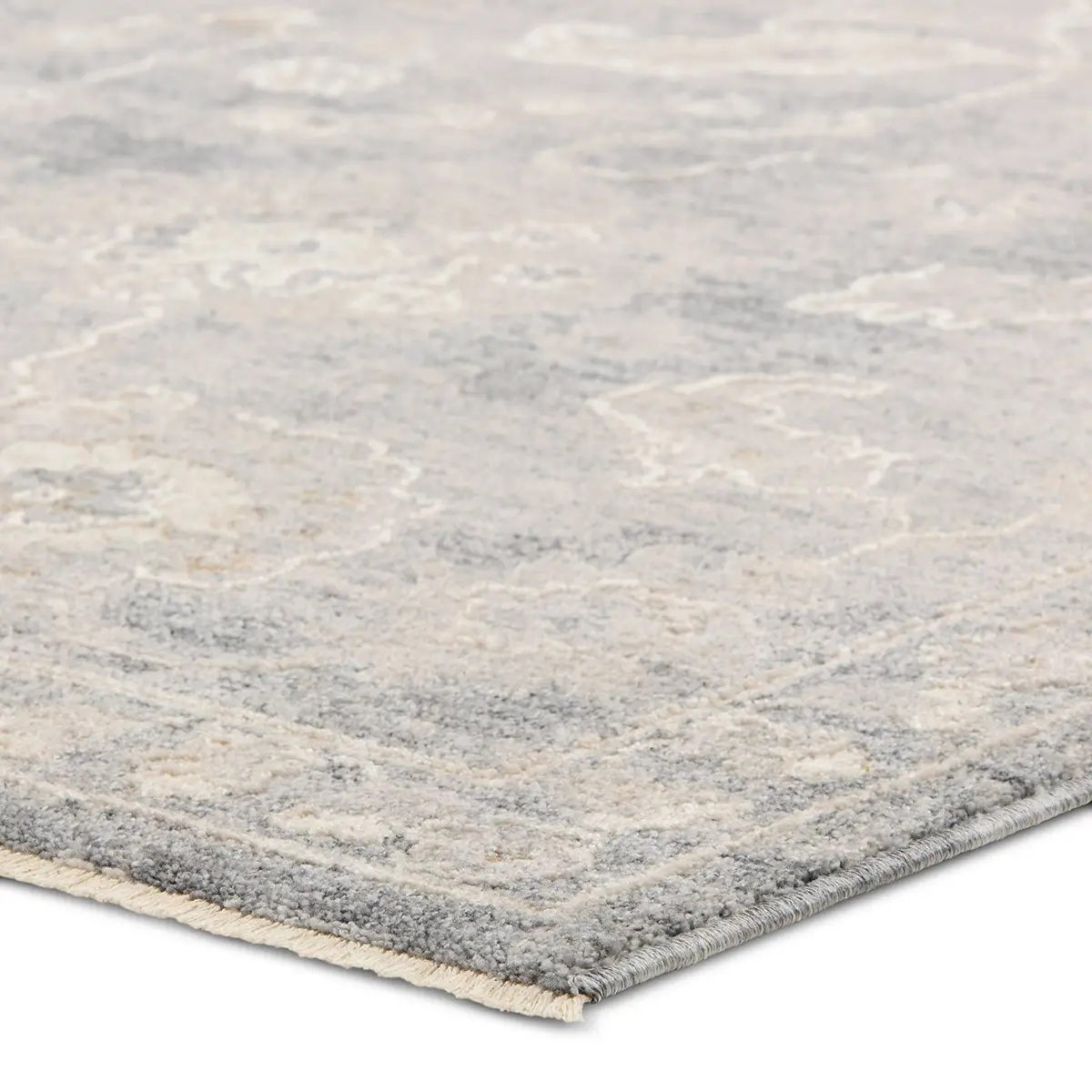 Oushak Rugs Vekhea VEK05 Lt. Grey - Grey Machine Made Rug