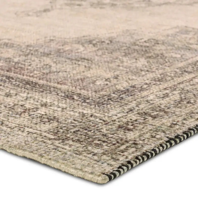Oushak Rugs Tesorino TRN03 Lt. Brown - Chocolate & Ivory - Beige Machine Made Rug