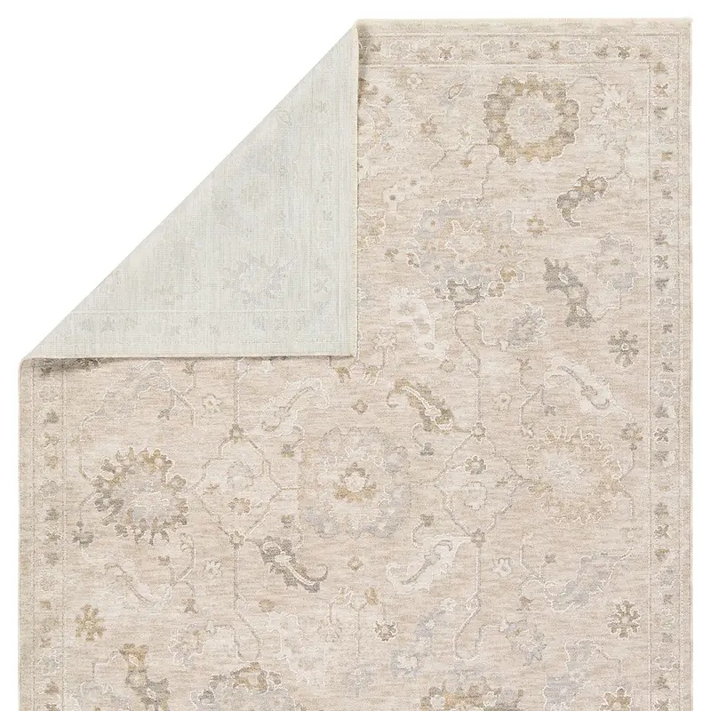 Oushak Rugs Vekhea VEK06 Ivory - Beige Machine Made Rug