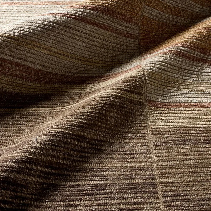 Contemporary Rugs & Transitional Rugs Bezem BEZ07 Lt. Brown - Chocolate & Camel - Taupe Hand Knotted Rug