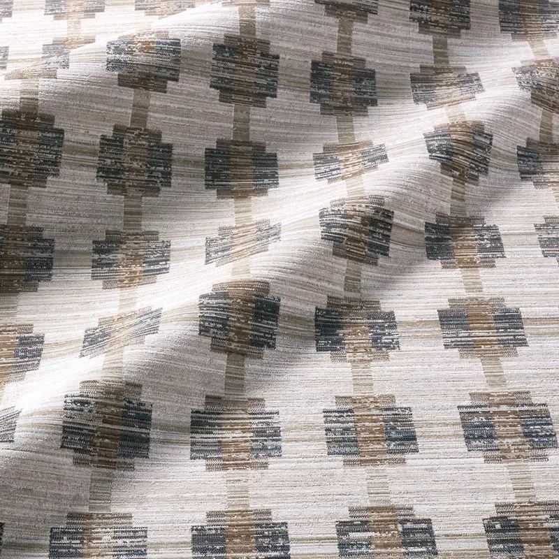 Casual Rugs & Solid Rugs Muted Mosaic MUM02 Ivory - Beige & Lt. Blue - Blue Machine Made Rug