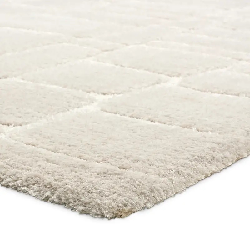 Casual Rugs & Solid Rugs Tazeka TAZ04 Ivory - Beige Machine Made Rug