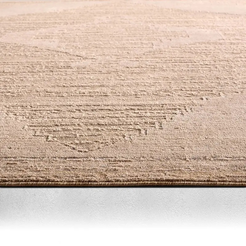 Traditional & Oriental Rugs Zarif ZAR05 Camel - Taupe Machine Made Rug