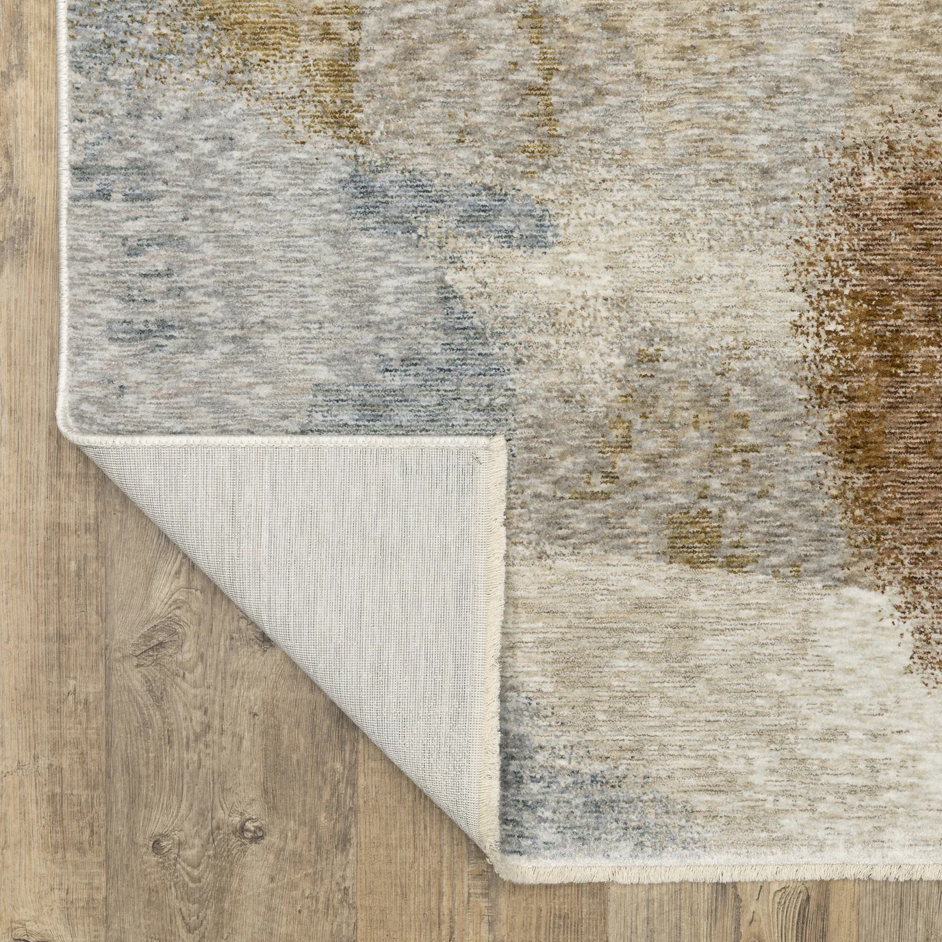 Contemporary Rugs & Transitional Rugs Hayden HAY09 Ivory - Beige & Camel - Taupe Machine Made Rug