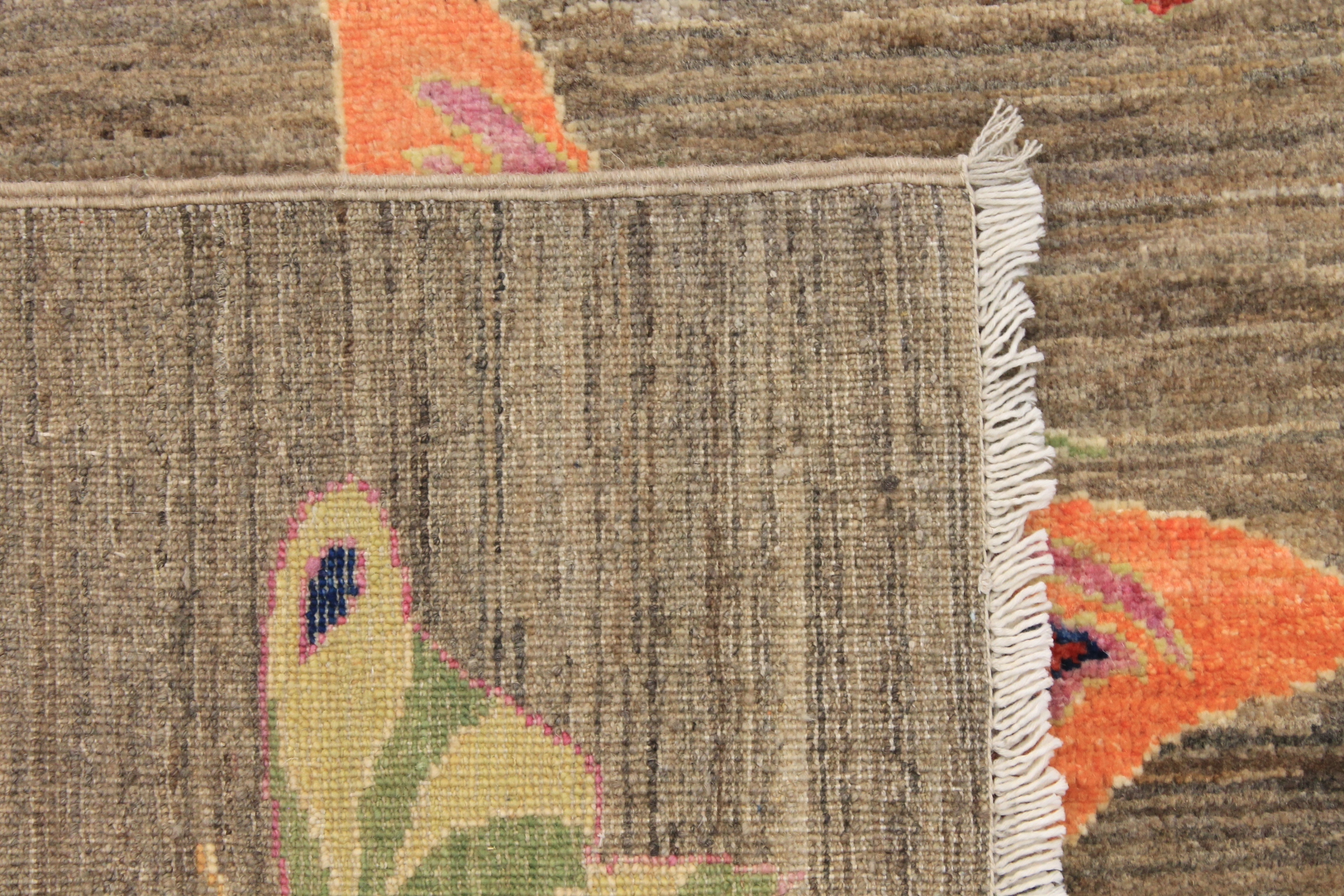 Contemporary Rugs & Transitional Rugs Butterfly 03166 Lt. Brown - Chocolate Hand Knotted Rug