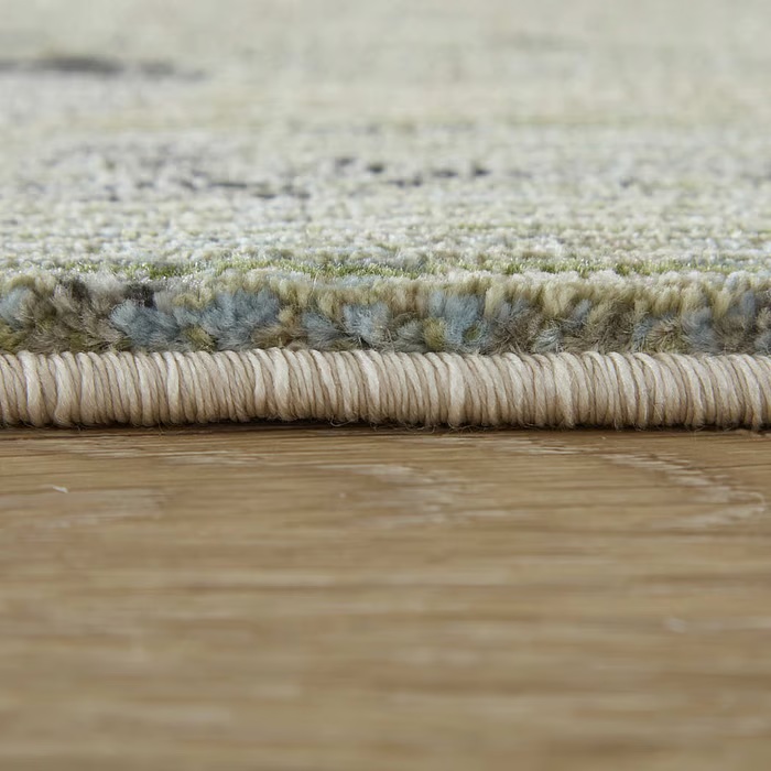 Contemporary Rugs & Transitional Rugs Sonora 39U9F Green/Beige Green & Ivory - Beige Machine Made Rug