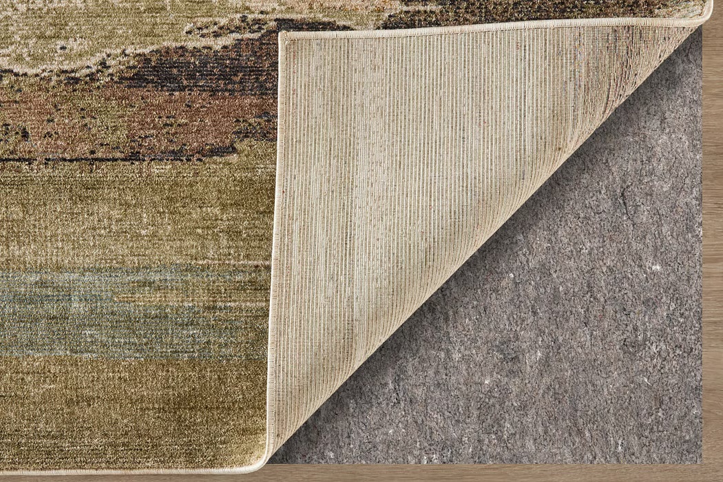 Contemporary Rugs & Transitional Rugs Pearson 39SBF Green & Ivory - Beige Machine Made Rug