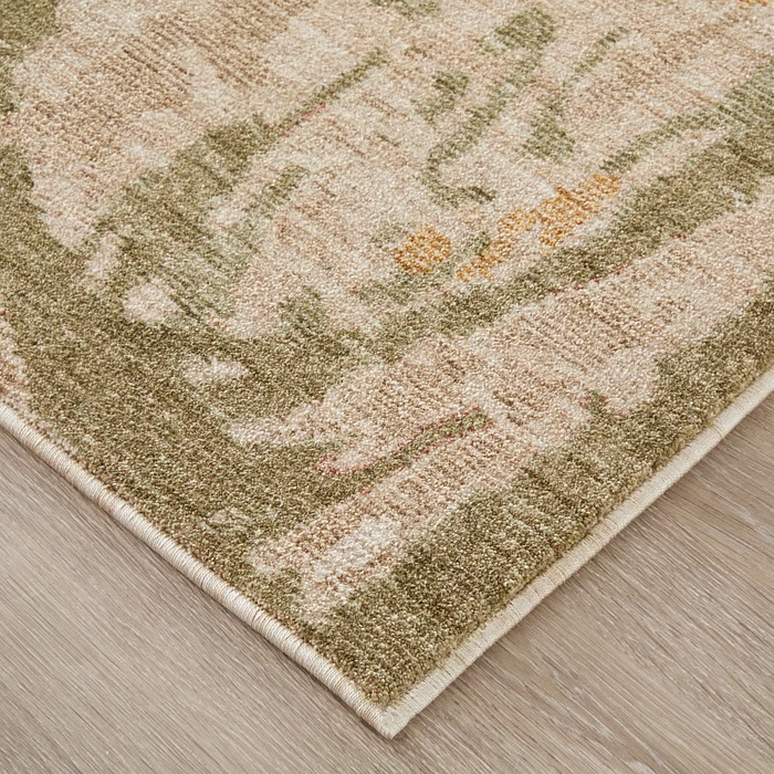 Contemporary Rugs & Transitional Rugs Pearson 39SRF Ivory - Beige & Green Machine Made Rug