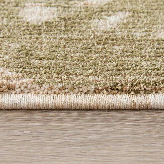 Contemporary Rugs & Transitional Rugs Pearson 39SRF Ivory - Beige & Green Machine Made Rug